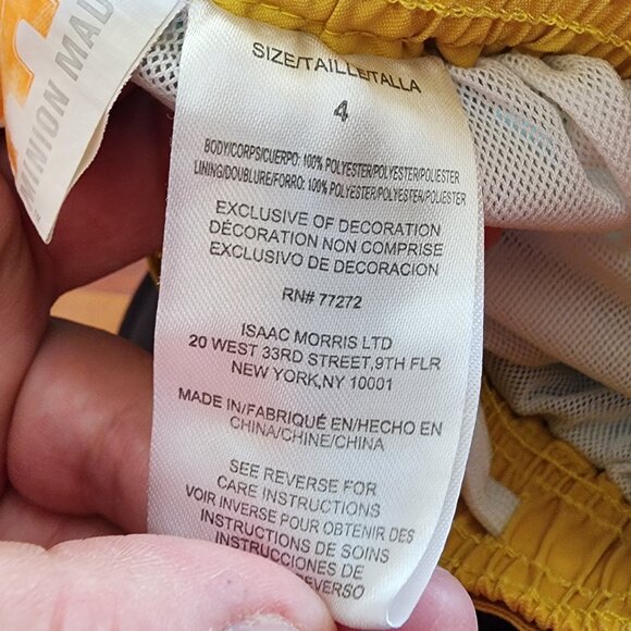 Universal Despicable Me Minions Kids Bathing Suit Trunks Size 4 - Picture 7 of 11